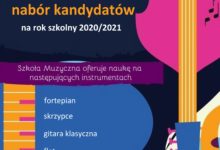 Nabór kandydatów do Szkoły Muzycznej I Stopnia w Miliczu na rok szkolny 2020/2021
