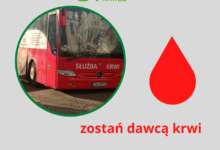 Zostań dawcą krwi-harmonogram mobilnych punktów pobrań