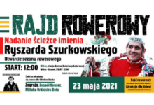23 maja uroczyste nadanie ścieżce rowerowej imienia Ryszarda Szurkowskiego