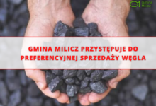 Gmina Milicz przystępuje do preferencyjnej sprzedaży węgla