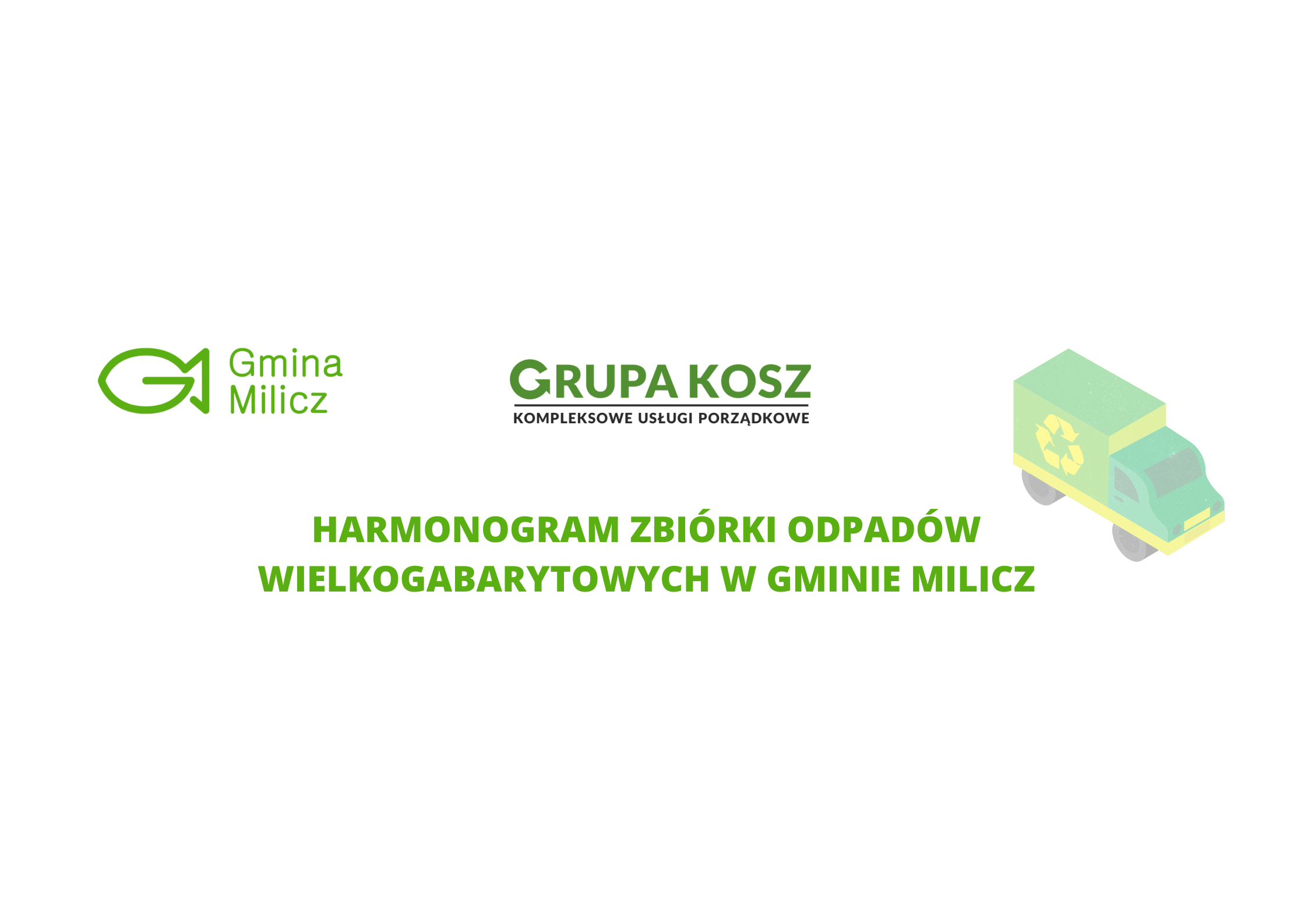 Zbiórka odpadów wielkogabarytowych w gminie Milicz
