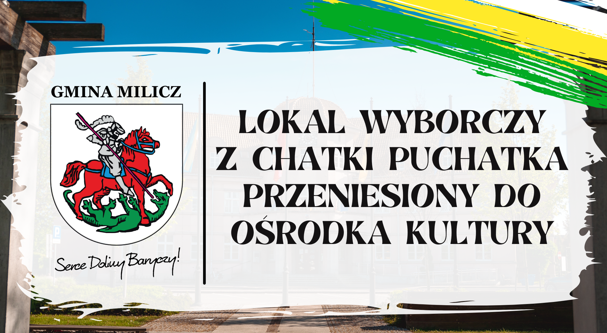 Zmiana siedziby komisji wyborczej NR 1
