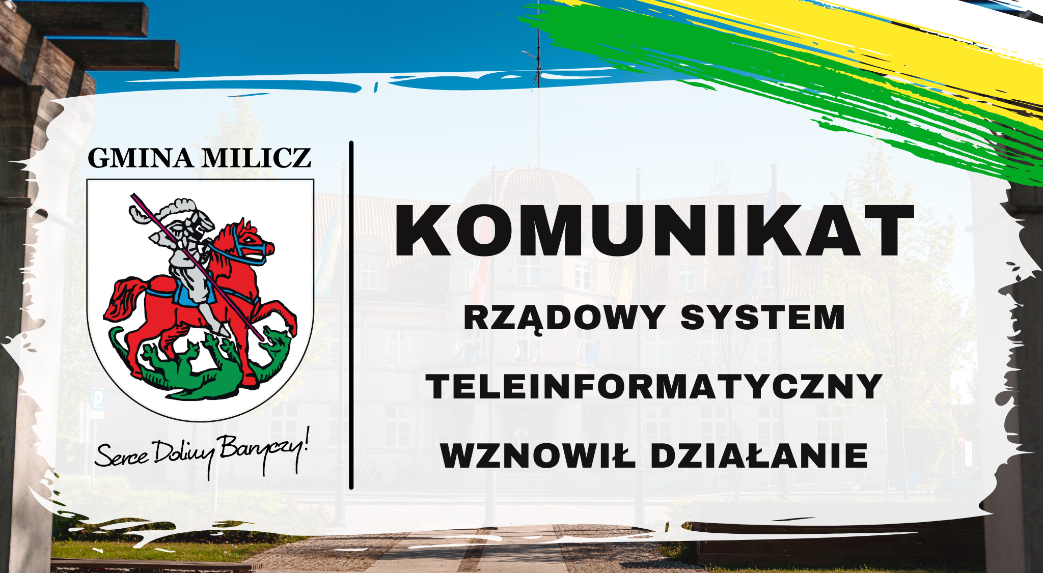 Rządowy system teleinformatyczny wznowił działanie.