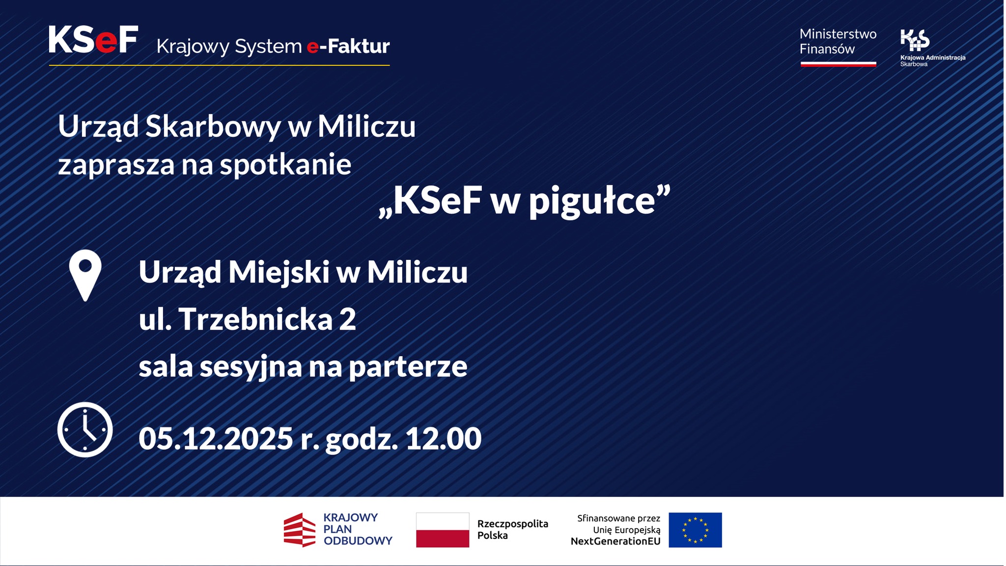 Spotkanie „KSeF w pigułce”