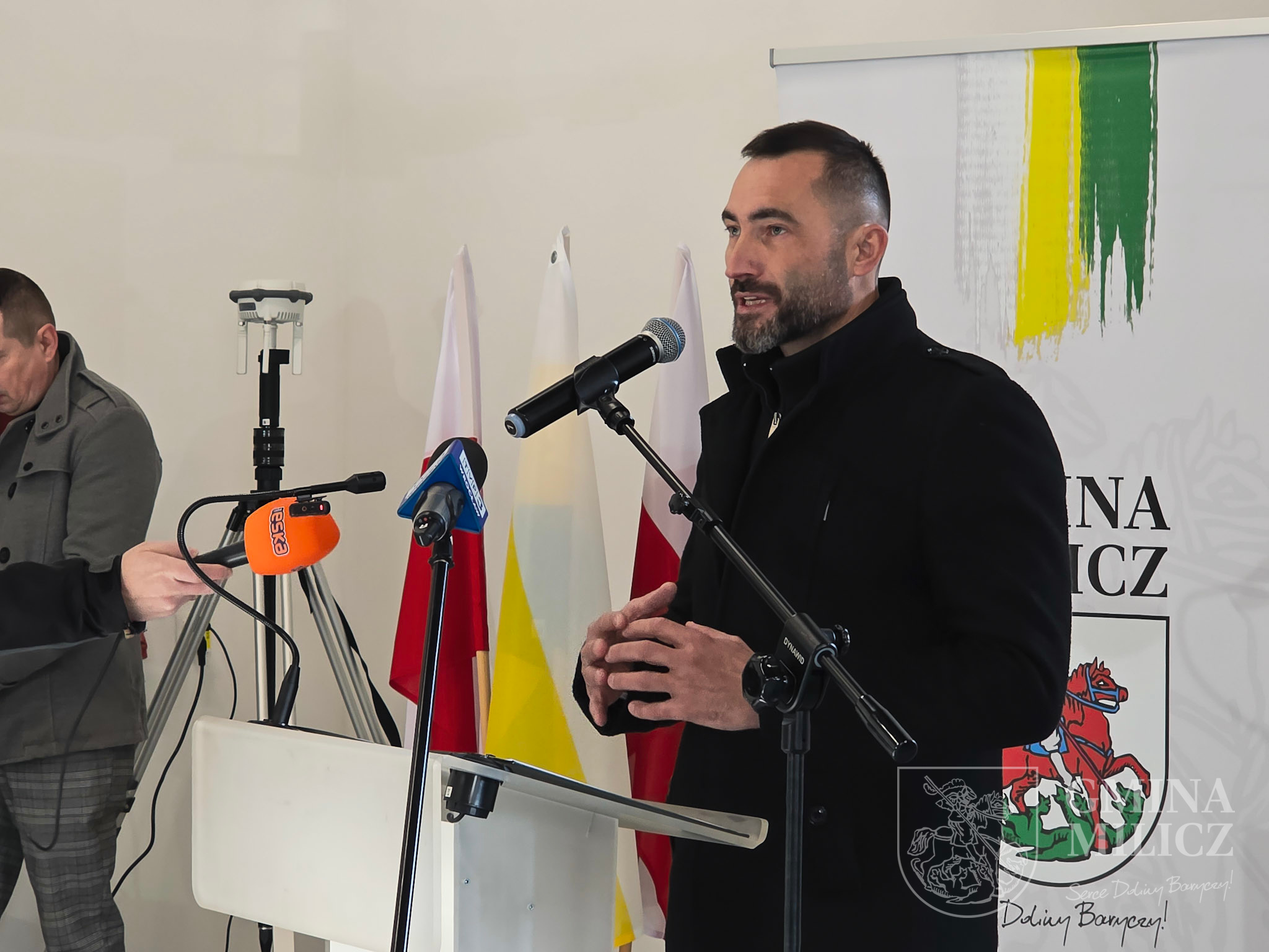 Uroczystość zakończenia pierwszego etapu modernizacji Magazynu Ochrony Ludności i Obrony Cywilnej Gminy Milicz