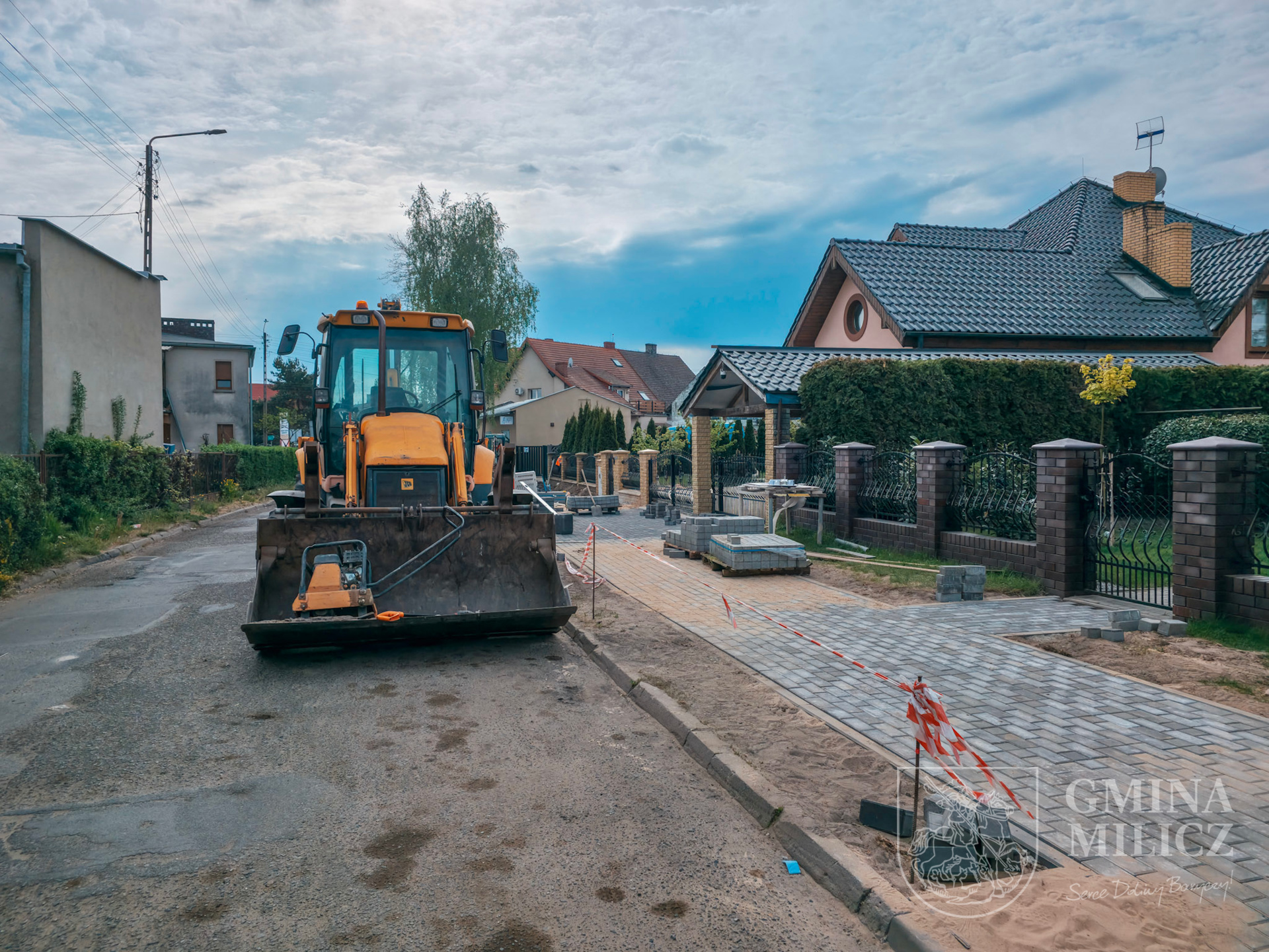 Nowy chodnik przy ul. Kazimierza Pułaskiego w Miliczu
