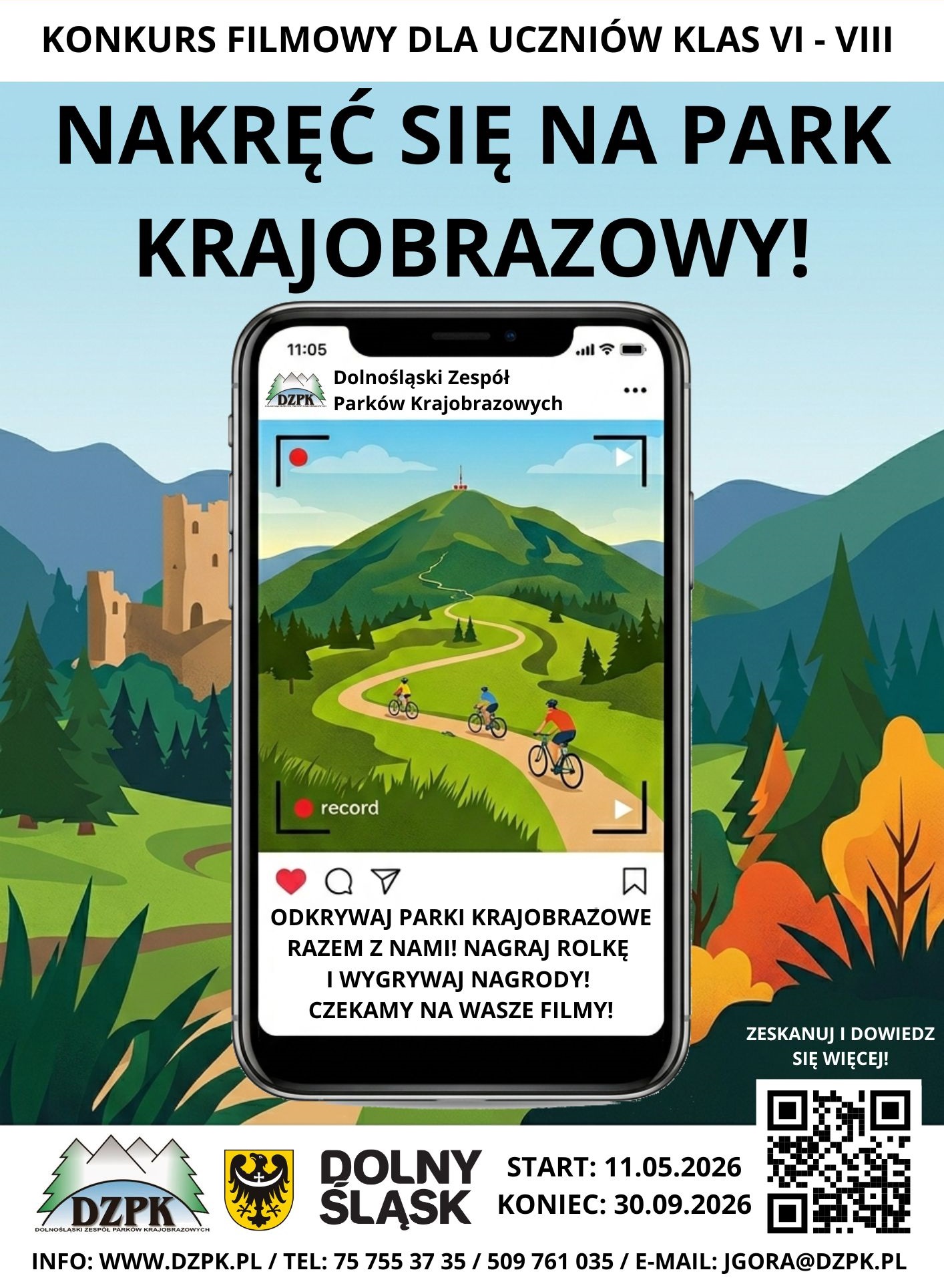 Konkurs „Nakręć się na Park Krajobrazowy”