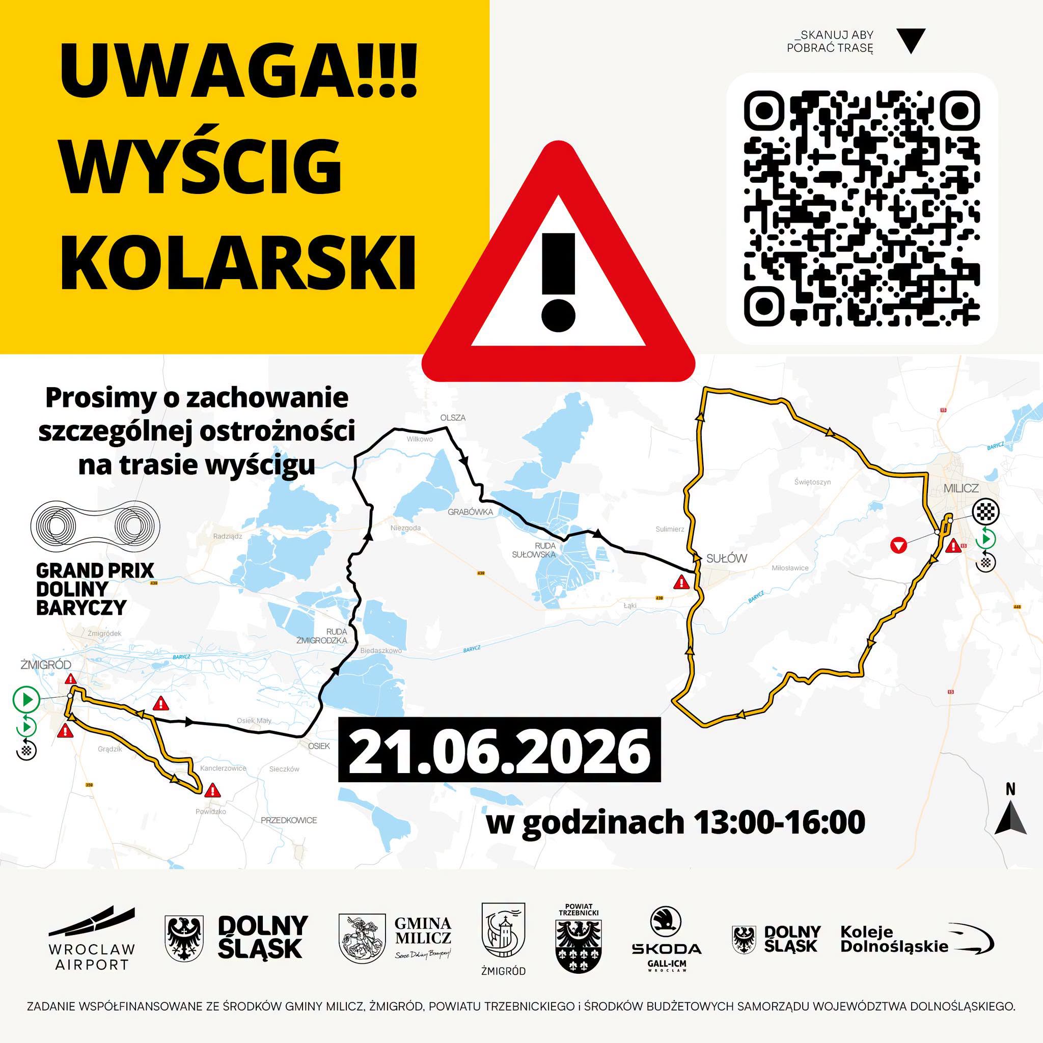 UWAGA UTRUDNIENIA W RUCHU
