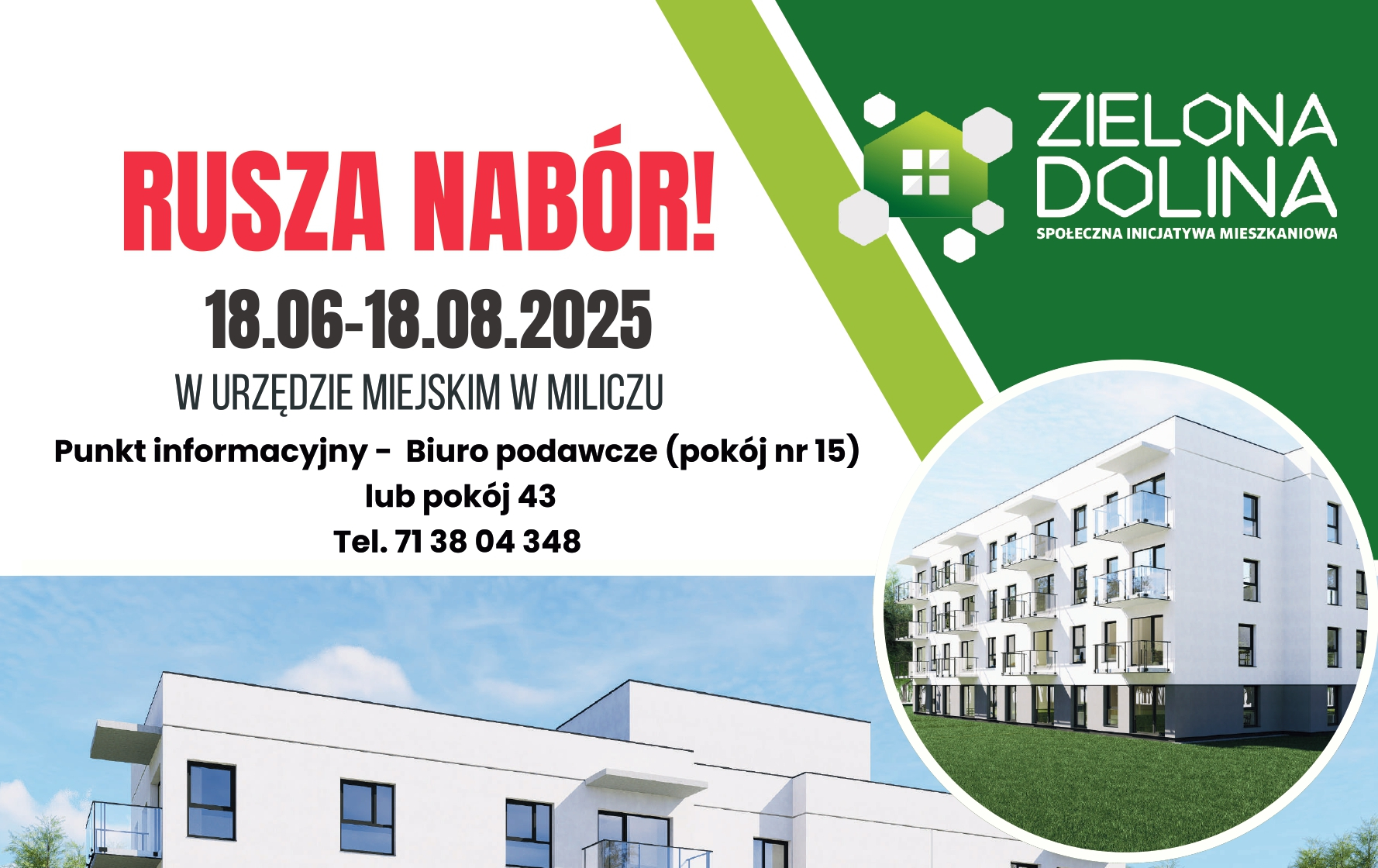 Rusza nabór – Zielona Dolina