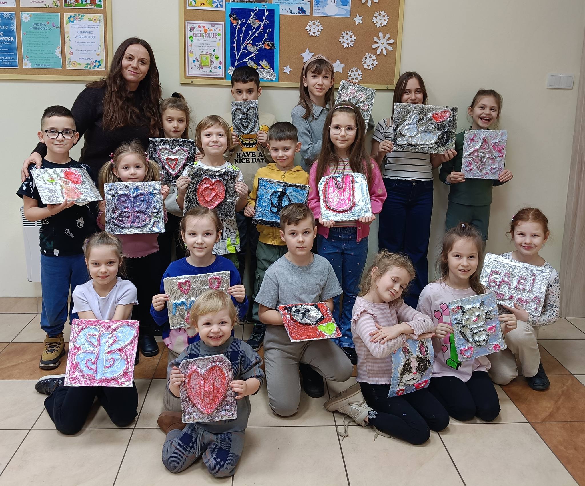 Podsumowanie ostatnich dni ferii w filiach bibliotecznych w Czatkowicach, Potaszni oraz Sułowie