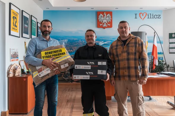 Przekazanie sprzętu dla OSP Olsza
